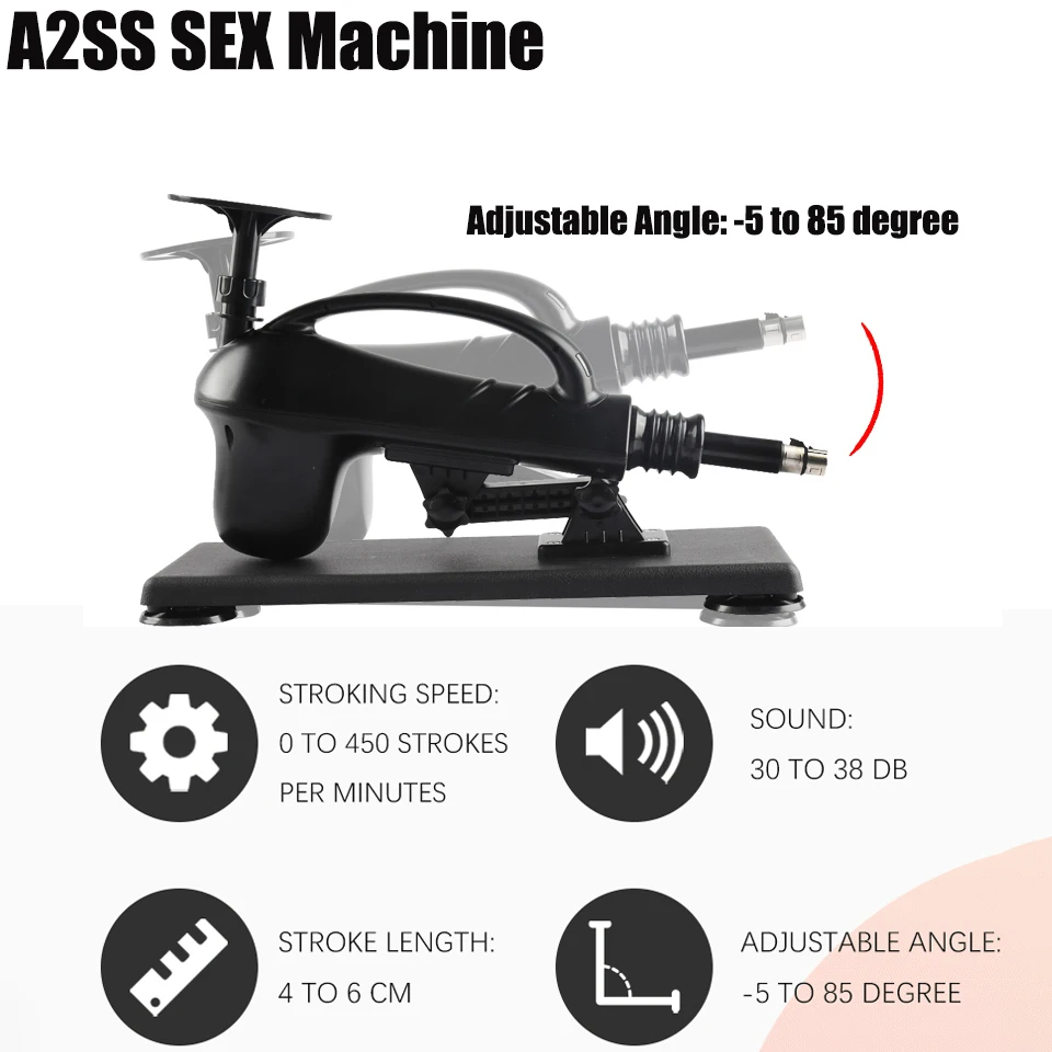 DTSUDU New Upgrade Wireless Control A2SS Sex Machine for Woman Adjustable Masturbating Pumping Vibrator Dildo for Men Sex Toys