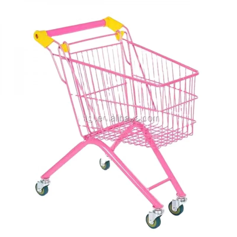 [Customized]colorful kids shopping trolley wheeled with toy car