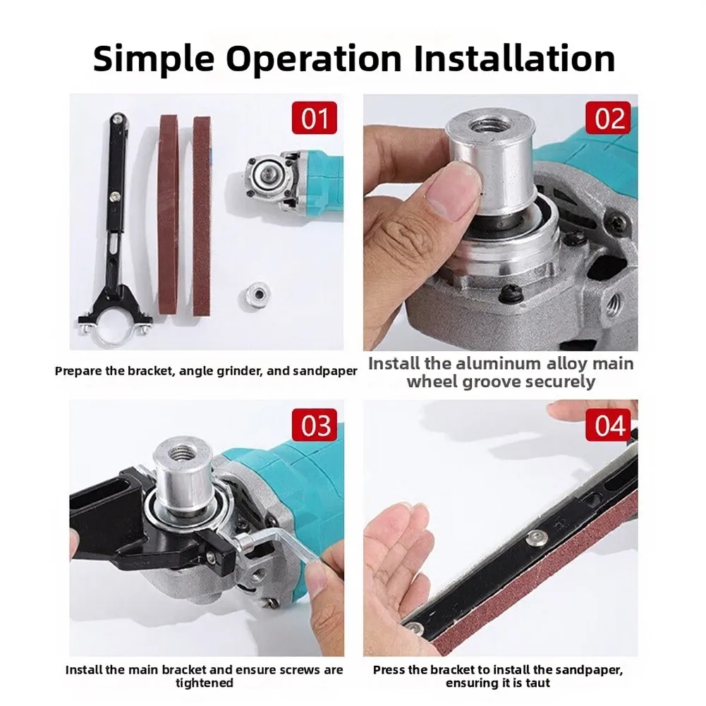 Grinding Tool for Rust Removal and Preparation Featuring Dual Bearing System and Reinforced Alloy Support Structure