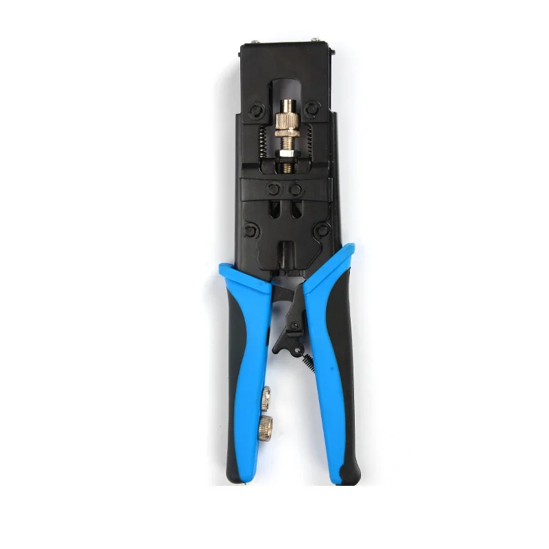 Multifunctional Coax Compression Connector Adjustable Tool, Wire Cutter, for RG58 RG59 RG6 F BNC RCA