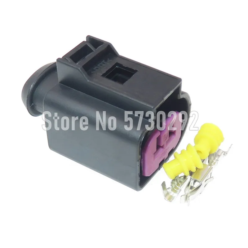 

2P 1J0973772 Waterproof Engine Speaker Housing Car Generator Plug Connector For VW Magotan Sagitar CC