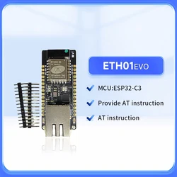 ETH01-EVO ESP32-C3 Development Board Module WiFi Bluetooth-compatible Ethernet Three-in-One LoT Gateway Reserve Poe Position