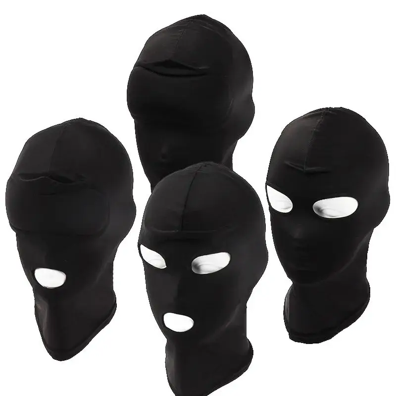 Sexy Toys for Couples Fetish gifts Hood Mask Head Black Adult Games Erotic Mask Hood Sexy Eye BDSM Headgear Slave Bondage