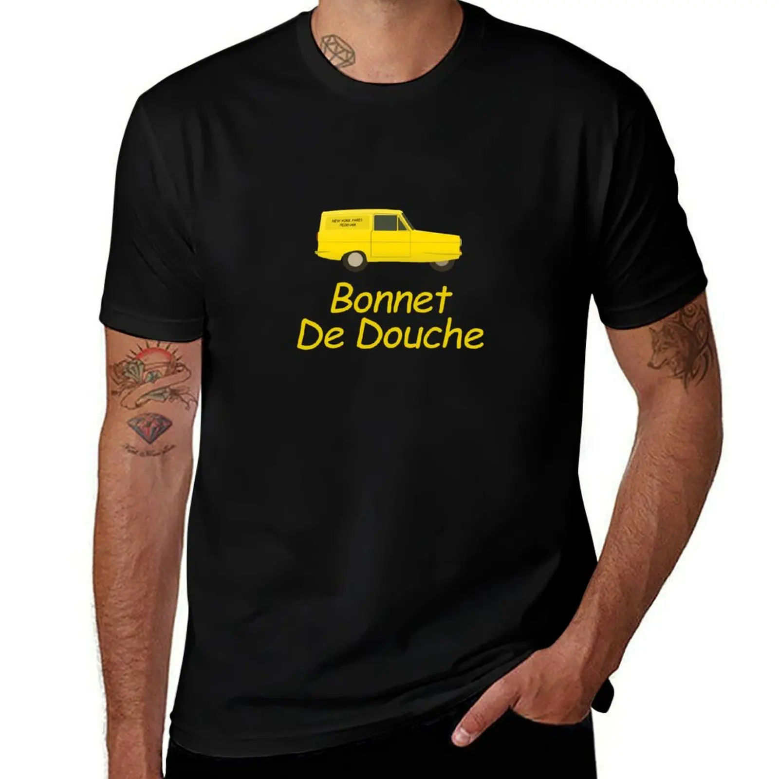 Bonnet De Douche Del Boy Reliant Robin design T-Shirt luxury t-shirt Funny t-shirts summer shirt mens shirts graphic tee