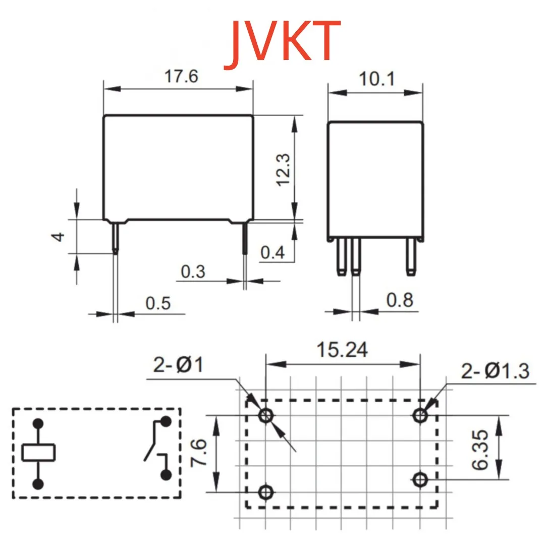 New HF32FA 024-H1/024-HL1/024-HSL1/012-HL1(335) (JVKT-12V/24V) Relay 4pins