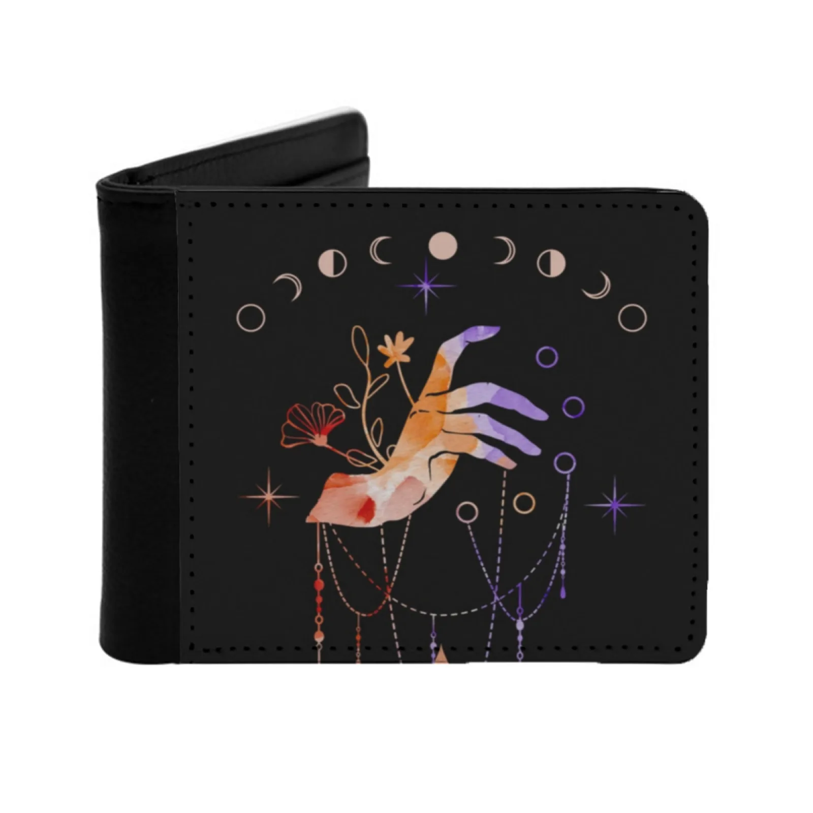 

Божественный пробуждение женского просветления, новый мужской кошелек, короткий модный кошелек из искусственной кожи, кошелек с несколькими картами, духовный