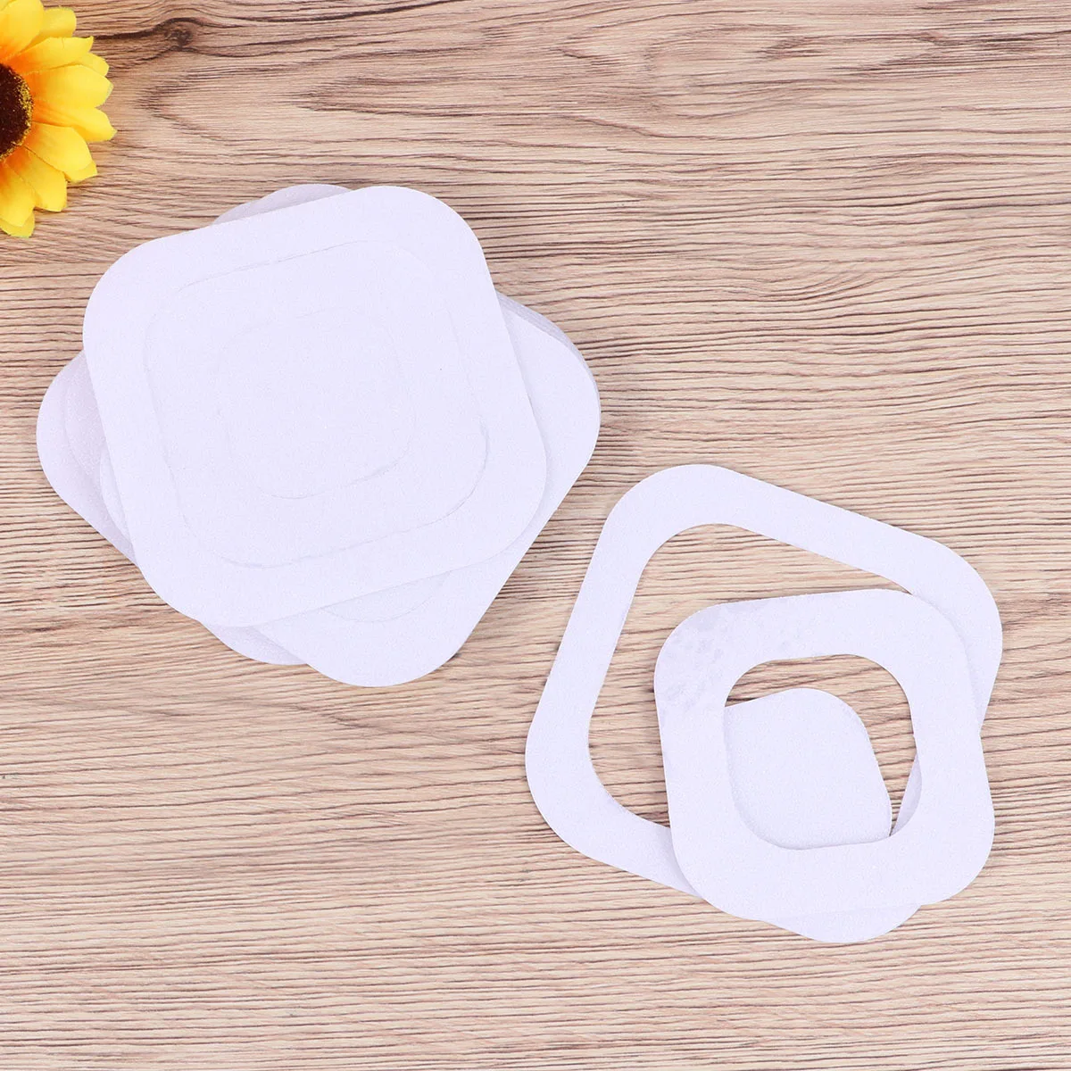 10Pcs Anti-Slip Bathtub Stickers Peva Non-Fade Self Adhesive Non-Slip Waterproof Stickers for Bathroom Pool Shower Floor Stairs