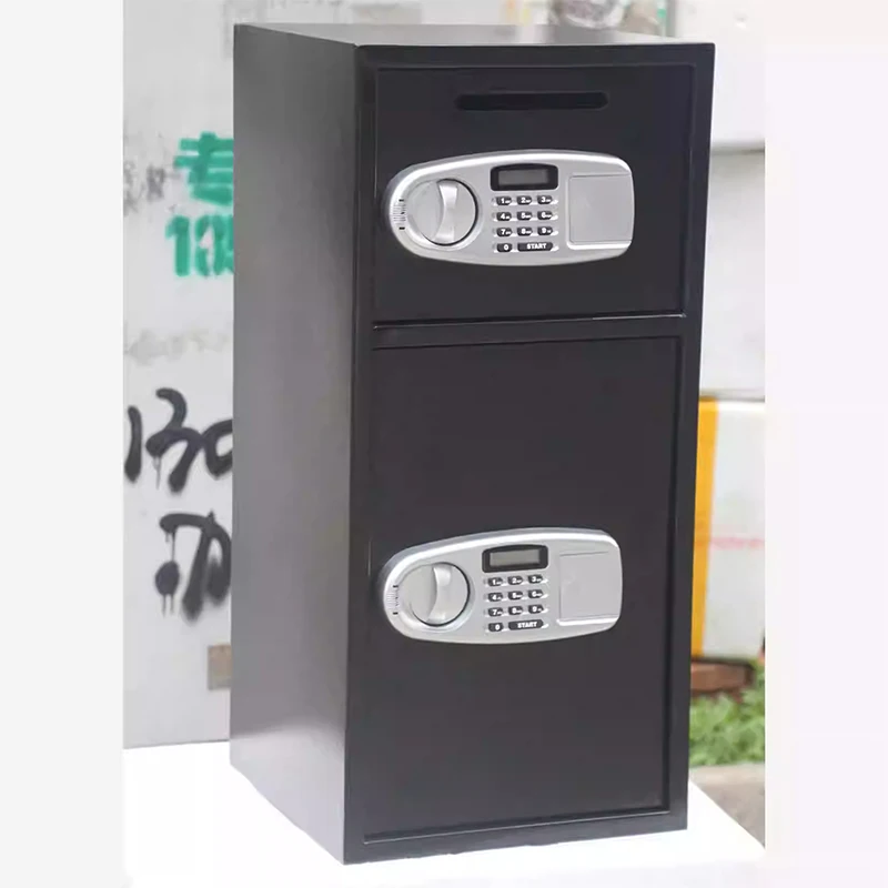 Double layer confidentiality cabinet, electronic password, all steel office documents, safe deposit box, anti-theft