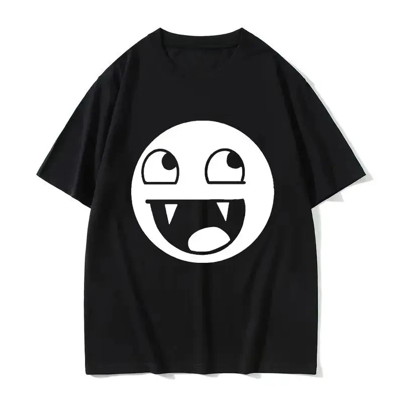 Epic Face Domo Kun Funny Meme T Shirts Women Summer O-Neck Fashion High Quality T-Shirt Casual Oversized Tshirt Women's Clothing