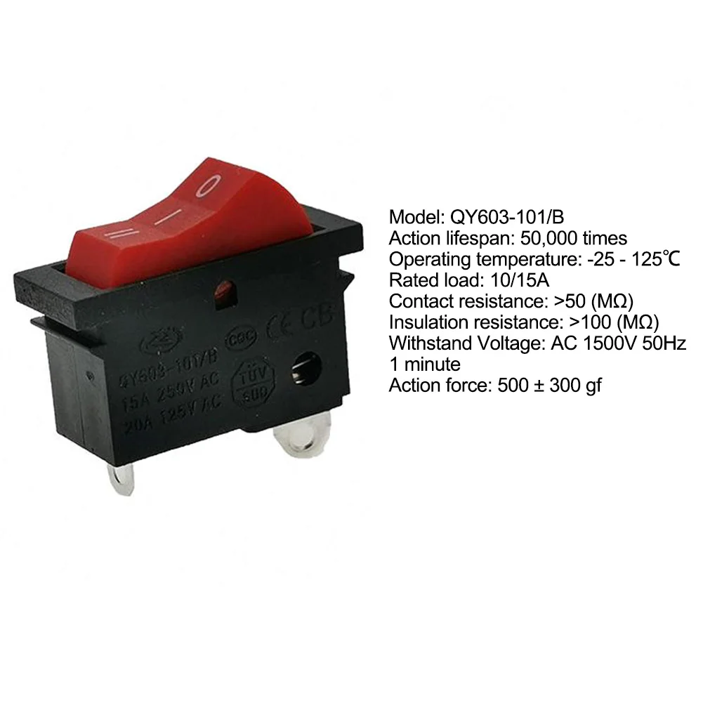 15A 3-position 3-pin Power Control Switch Hair Dryer Gear Switch Latching Switch Versatile 3-position & 3-Pin Power Control ﻿