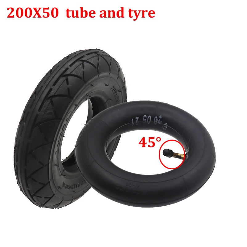 8 Inch 200x50 Tire Wheel for Mini Electric Scooter Front Wheels Anti Slip Wear Tyre Parts