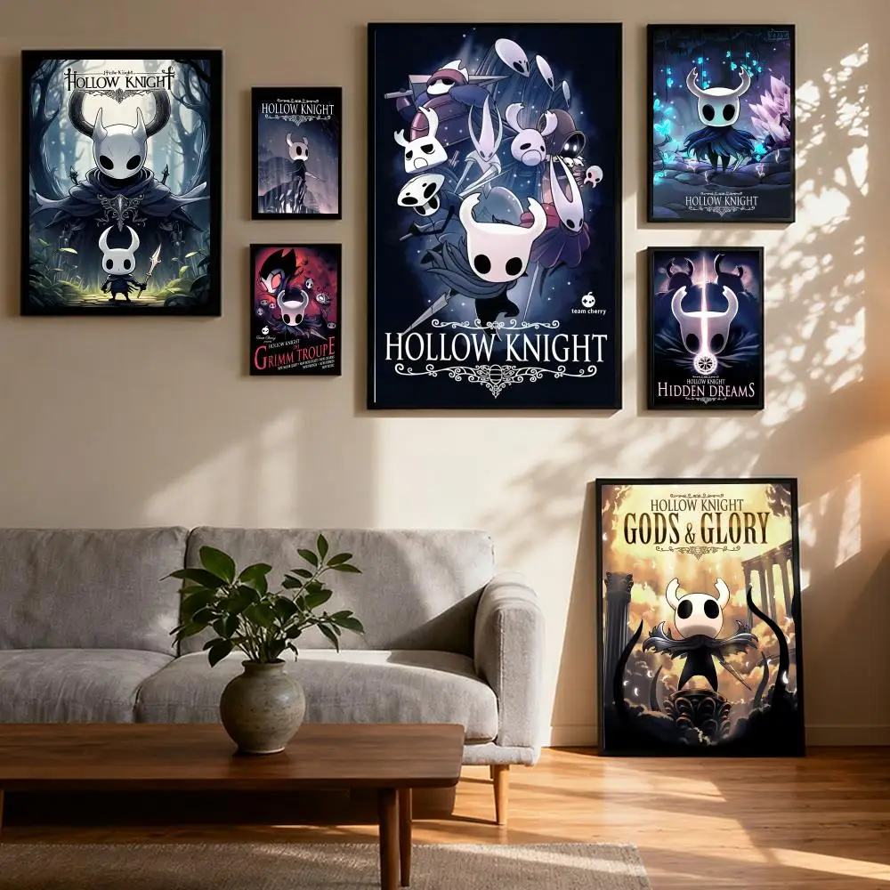 

1PC Game H-Hollow K-Knight Poster Prints Oil Painting Mural Painting Living Room Home Decoration Party Evening Party Cover