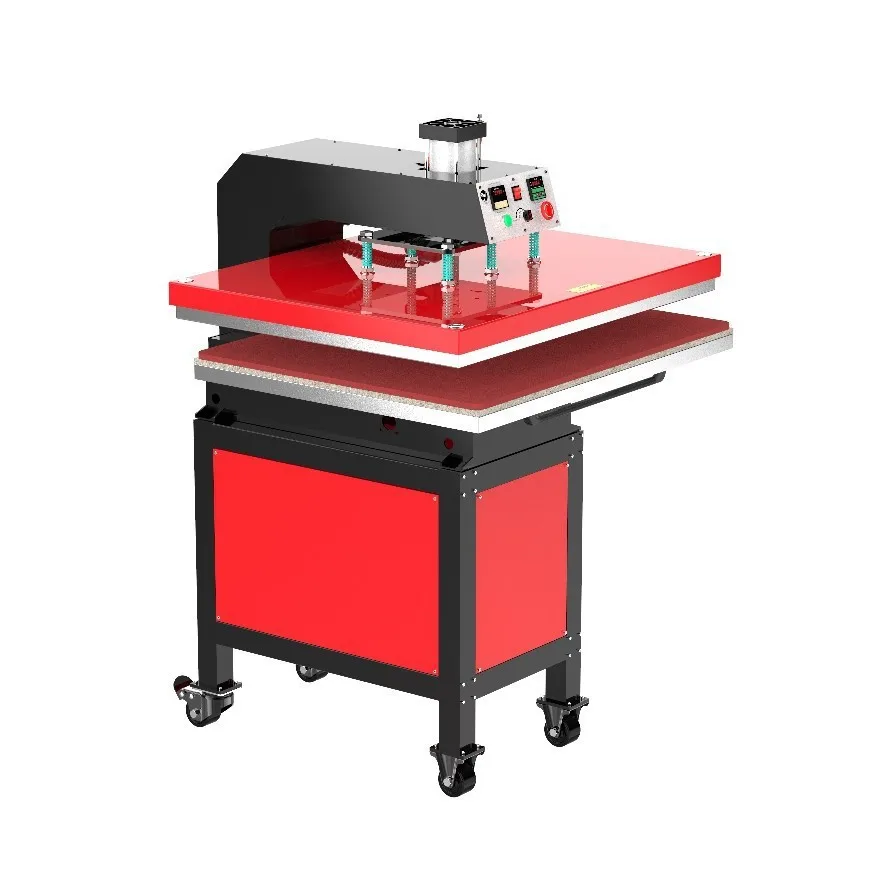 80X100cm pneumatic single station heat press machine electric heat press machine
