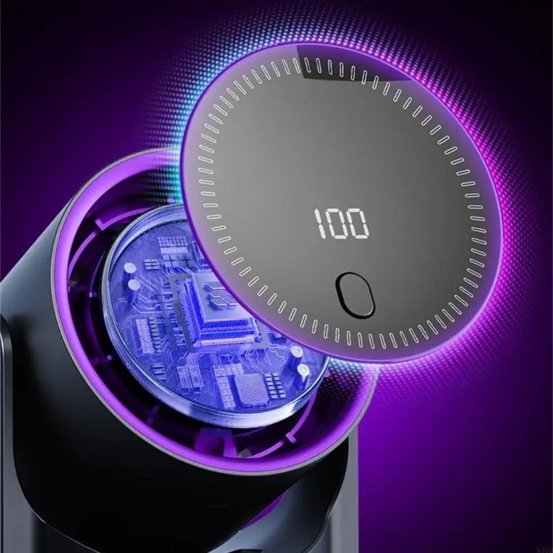 USB แบบชาร์จไฟพัดลมแบบชาร์จได้พัดลมระบายความร้อนพัดลมเครื่องปรับอากาศขนาดเล็ก N58D