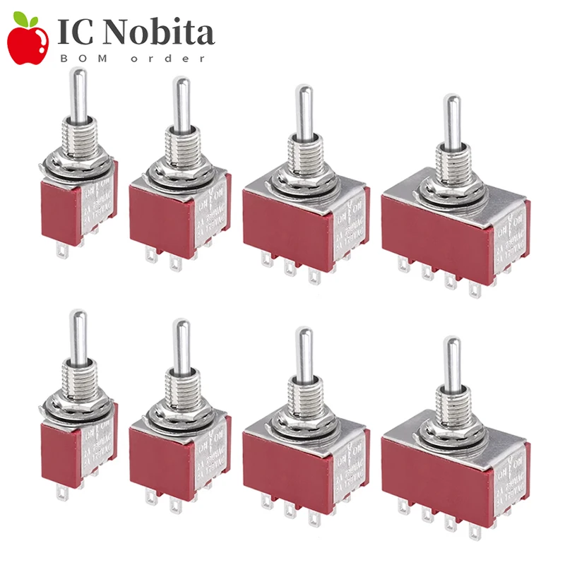 5PCS Red Toggle Swi…