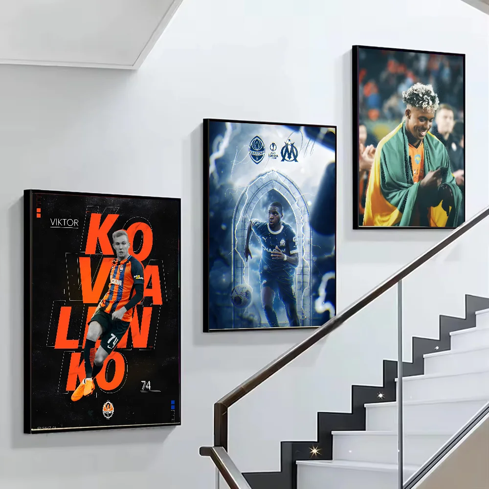 1 قطعة FC Shakhtar Donetsk ملصق ذاتي اللصق فني مقاوم للماء ورقة ملصق مقهى بار غرفة جدار ديكور