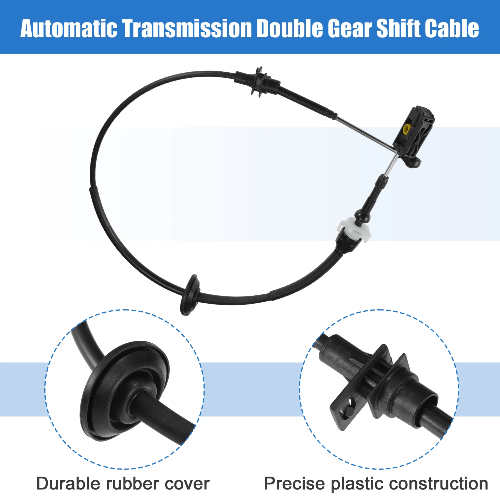 

UXCELL Automatic Transmission Gear Shift Cable Fit for Ford F-150 for Lincoln Mark LT 2005 2006 2007 2008