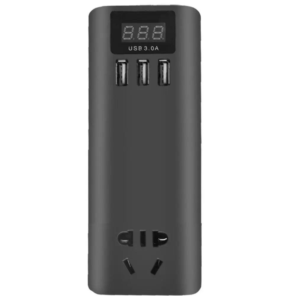 Car Outlet Adapter DC To AC Converter 200W Actual Power Built-in Protection Compact Size DC 24V To 220V For Travel