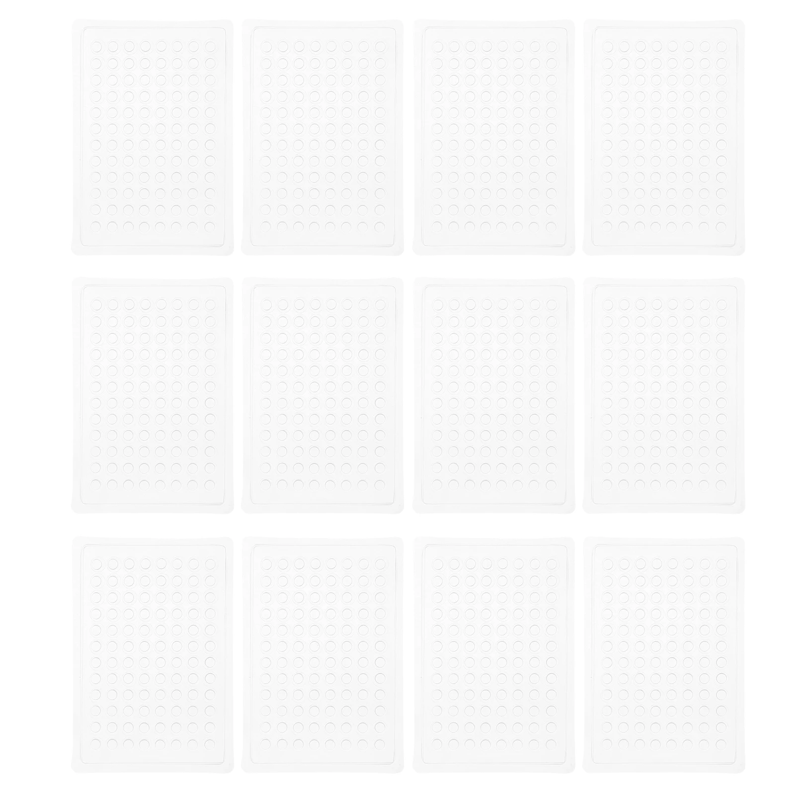 

100 Pcs Blood Clot Plate Reaction Science Plates Well Guard Laboratory Tissue Culture Disposable Cell Tray Transparent Spot