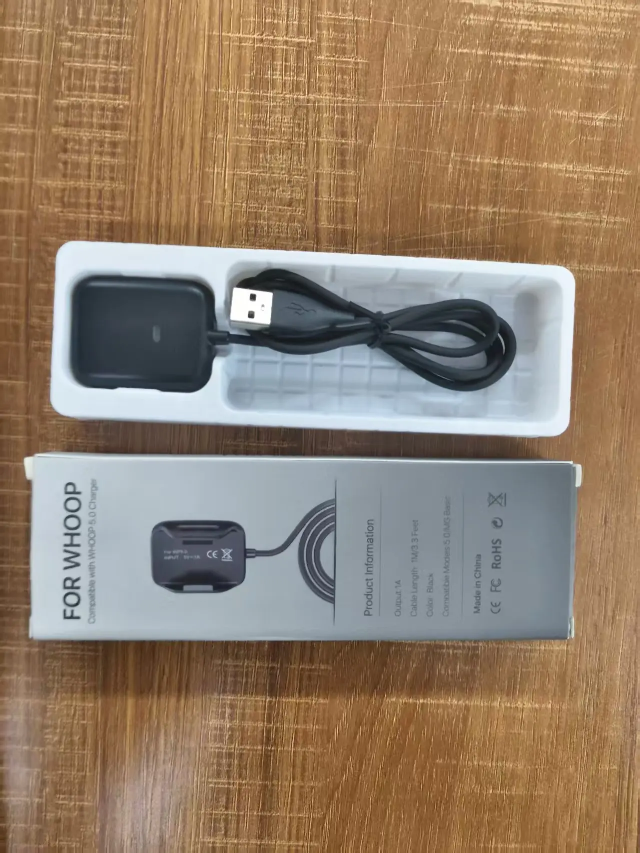 

Portable Waterproof Heart Rate Monitor Charger For WHOOP 5.0/MG Basic Charger – Not Compatible with WHOOP4.0