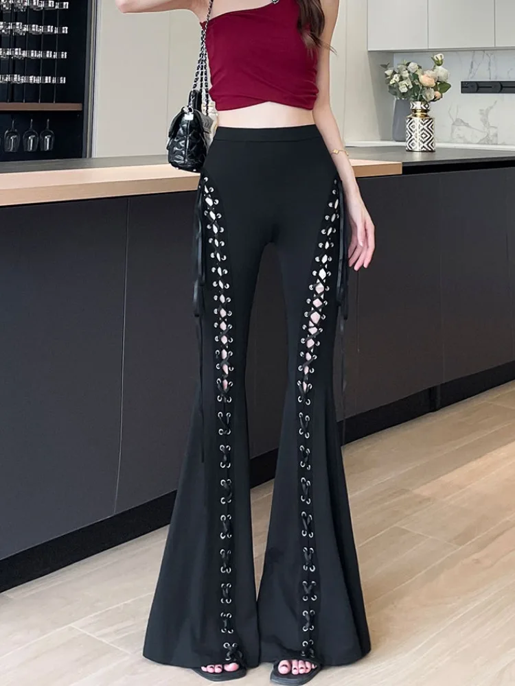 

Брюки для йоги с высокой талией и поясом, женские летние эластичные брюки для контроля живота, популярная шапочка для похудения, улучшающая бедра...