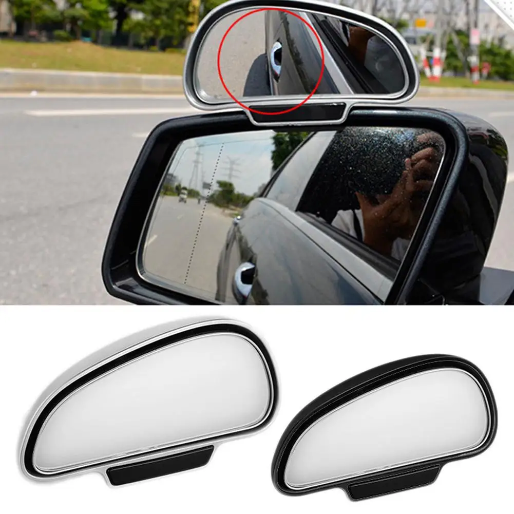 

Car Rear View Mirror Blind Spot Reversing Parking Auxiliary Mirror Wide-angle Mirrors Mirror Rear Side Adjustable Reversing M7L8