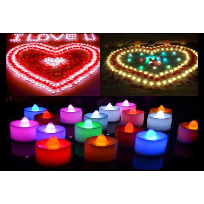 1pcs Electronic Candle Wedding Birthday Party Proposal Atmosphere Decoration Flameless Candle Creative Electronic Candle - Image 5