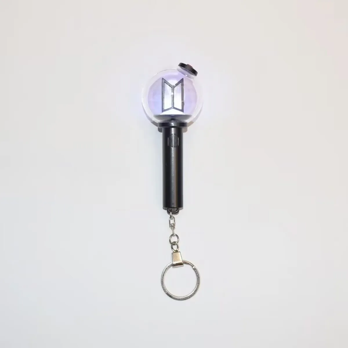In Stock Mini Kpop Army Ver 4 Lightstick Light Up Glowing Pendant Keychain Keyring For Fans Concert Portable Decoration Gifts view 6