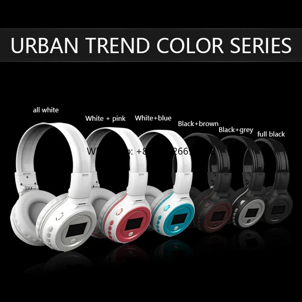 

Original Zealot B570 Foldable Blue Tooth Headset Over-Ear Headphones Hifi Stereo Bass Lcd Screen Card Mp3 With Microphone manufa