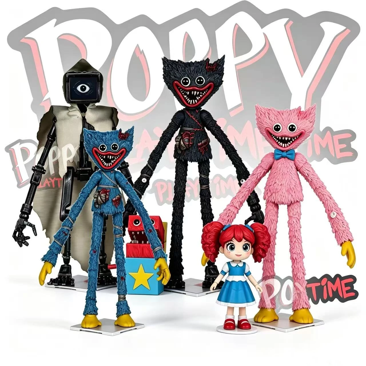 In Stock Poppy Playtime Horror Game Huggy Missy The Doctor Willy Action Figures Collection Gift for Adult