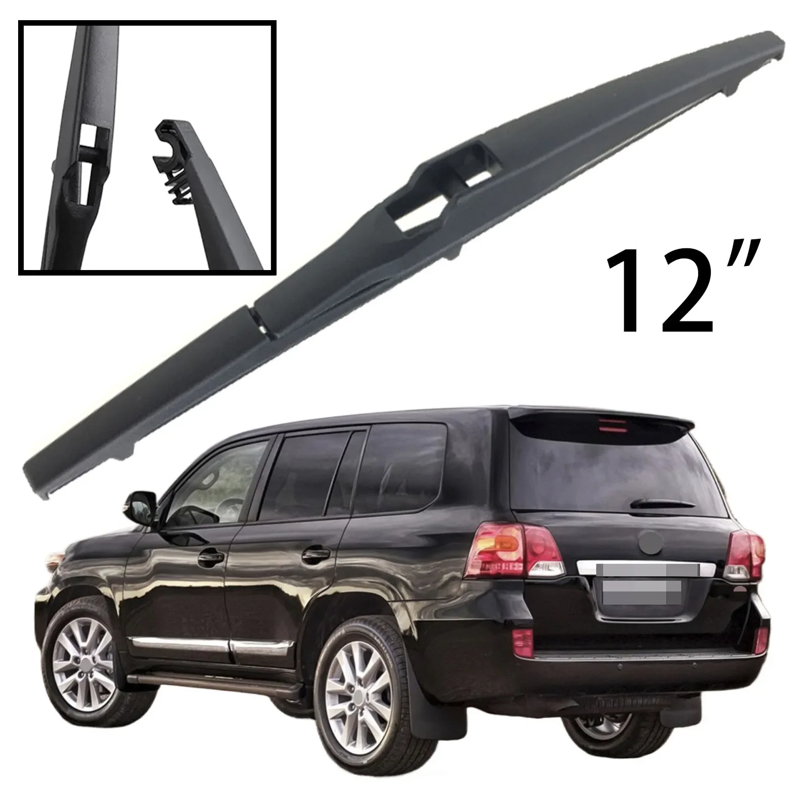 

12" Rear Windshield Windscreen Washer Wiper Blade For Toyota Land Cruiser J200 J 200 2008-2020 Car Accessories Accsesories