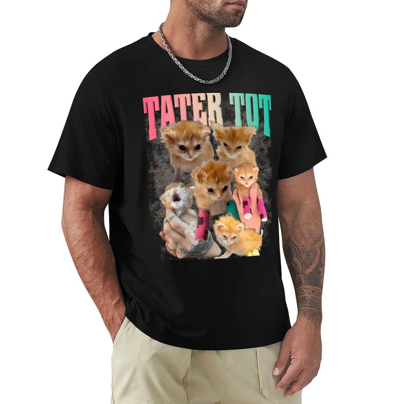 Tater Tot T-Shirt Fashion Letter Print T-Shirt