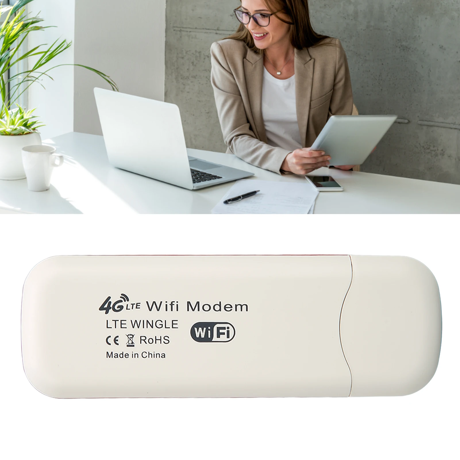 Portable WIFI Support 10 Users High Speed Stable Signal WPA WPA2 Encryption White WiFi Router for Home Travelling Office