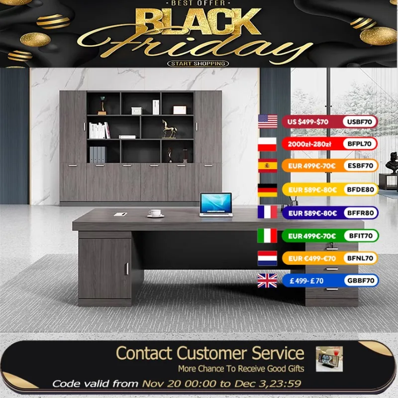 

Дешевый игровой компьютерный стол с ящиком, широкий современный деревянный офисный компьютерный стол для хранения игр Biurka Komputerowe Ornament