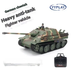 HL3869 Cheetah Tank 116 Destroyer Fighting Tank Model Competitive Remote Control Smoke Simulation Tank