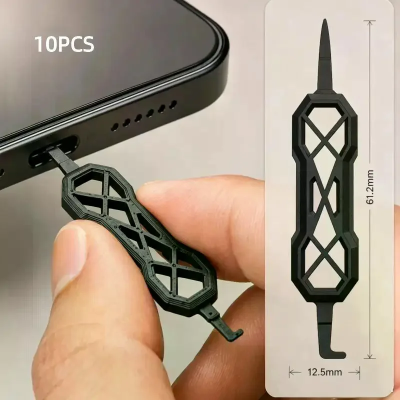 [MA]5/10Pcs Portable Charging Port Cleaner Dual-End USB C Phone Dust Remover Tool For USB-A USB-B USB-C[MA]