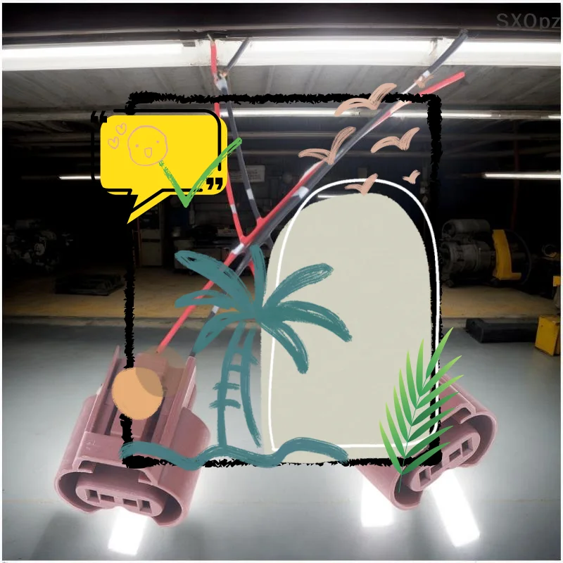 

Разъем противотуманных фар с двумя жгутами проводов, замена и ремонт галогенной лампы, цоколь 9006 HB4, комплект жгутов фар