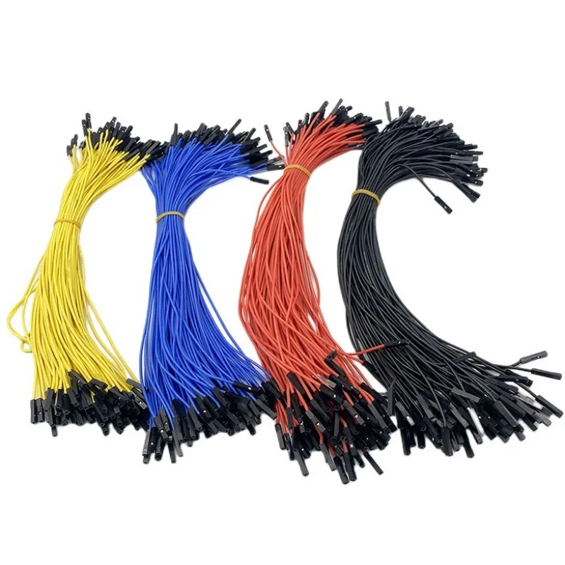 40Pcs 20CM Silicone DIY Kit Breadboard Dupont Cable For Arduino 2.54mm Line Male Female Dupont Jumper Wire Red Blue Black Yellow