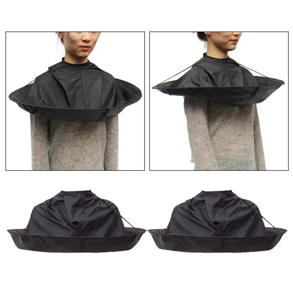 DIY Hair Cutting Cloak Umbrella Cape Smooth Hair Caps Hair Protection Gown Hairdresser Barber Kit for Salon and Household Use 3