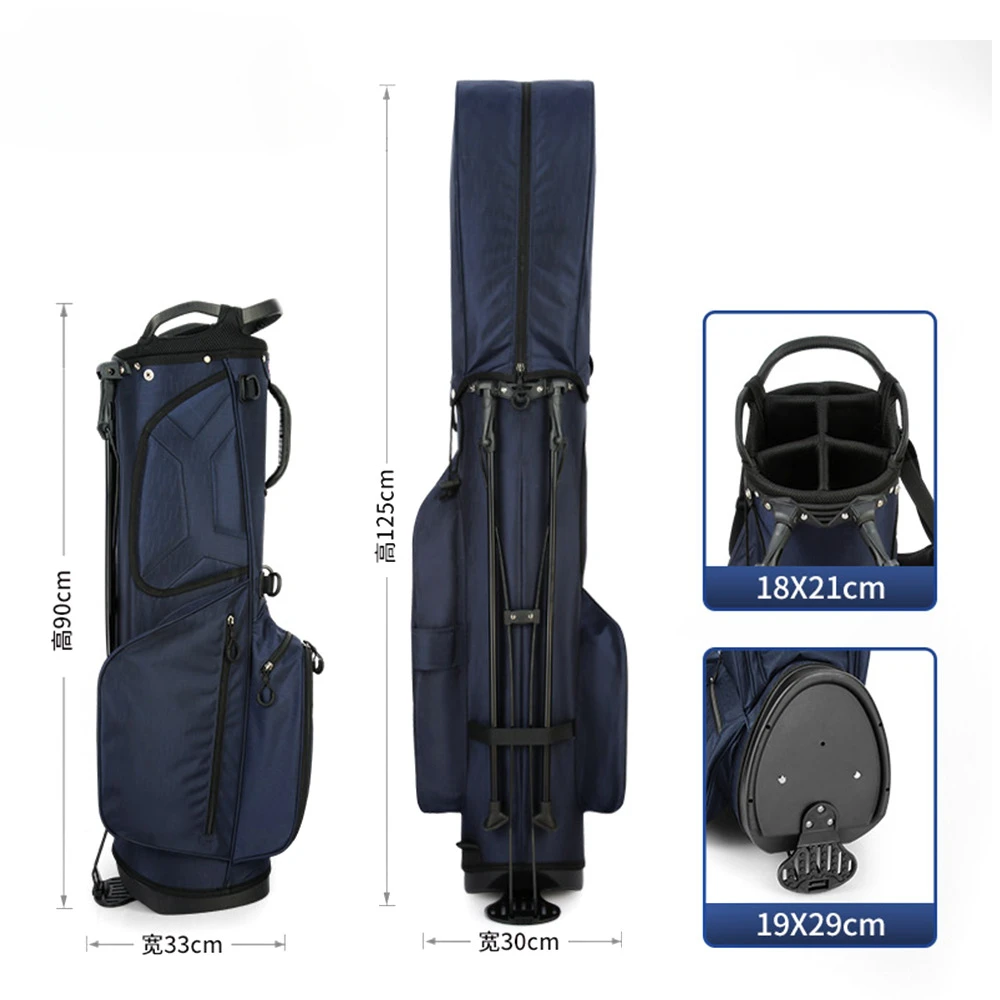 Golf Bag Multifunctional Stand Bag Lightweight Carrying Version Can Fit A Full Set of Clubs