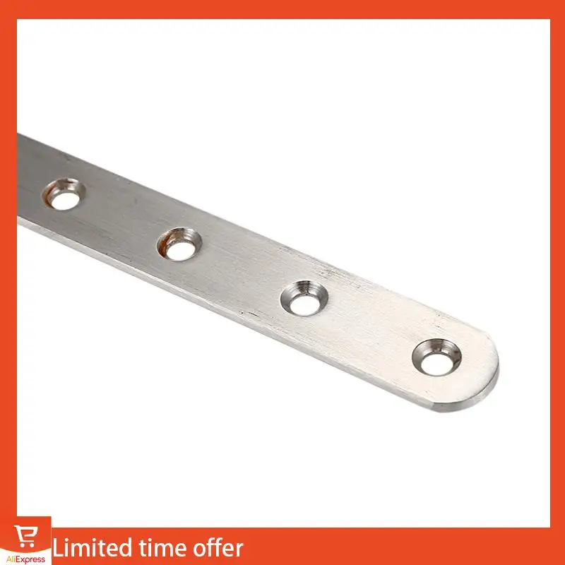 Frische 6X Metall 8 Löcher flache gerade Design Eckstrebe Winkelhalterung 250 mm