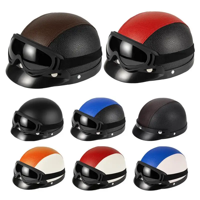 

Motorcycle Helmets For Men 1pcs Motorbike Open Face Helmet Comfortable Ventilation Adjustable Safety Helmet Moto Accessories