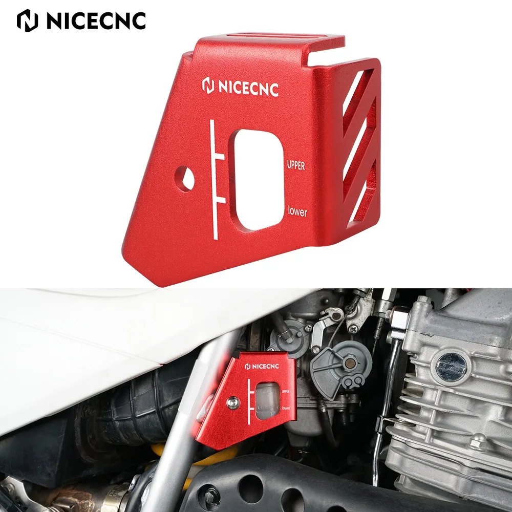 

NICECNC For HONDA XR650L XR 650L 1993-2024 2023 2022 Aluminum Rear Brake Reservoir Guard Cover Protector Motorcycle Accessories