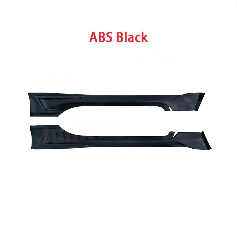 High Quality ABS Black 2 Pieces Side Skirts Body Kits For Toyota GR86 Subaru BRZ 2021+ Car Exterior Decoration