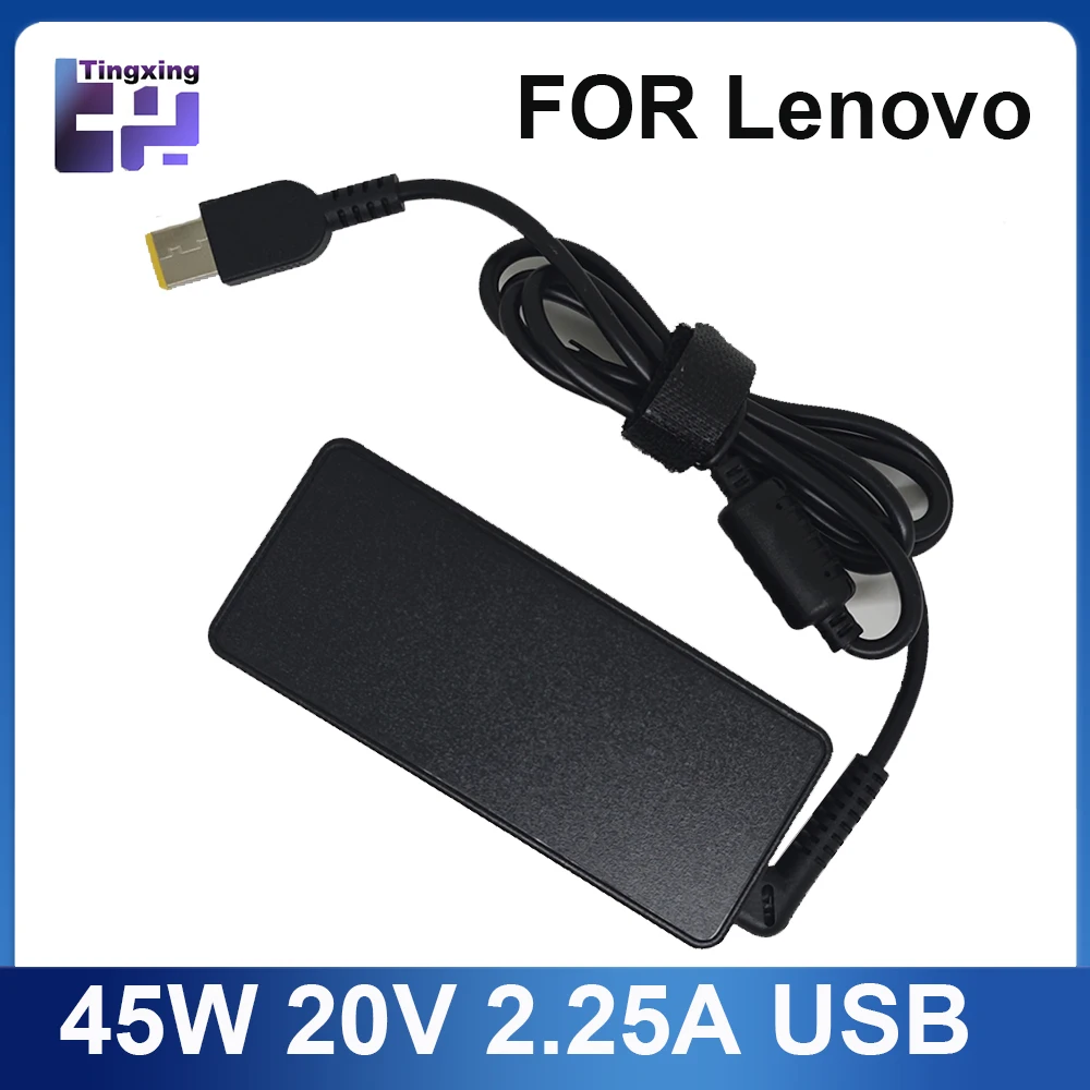 

Laptop Charger 45W 20V 2.25A Slim Tip AC Adapter ADLX45NCC3A for Lenovo ThinkPad X230s X240 X240S X250 X260 X270 T440 T440S