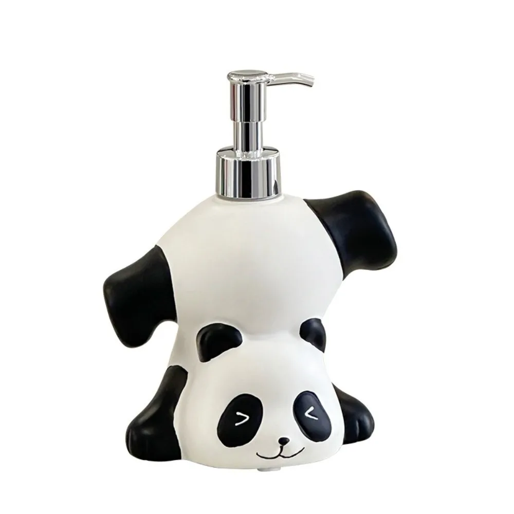 

Cute Panda Soap Dispenser Decorative Press Bottle Cartoon Hand Sanitizer Bottle Container Animal Shampoo Soap Dispenser Bathroom