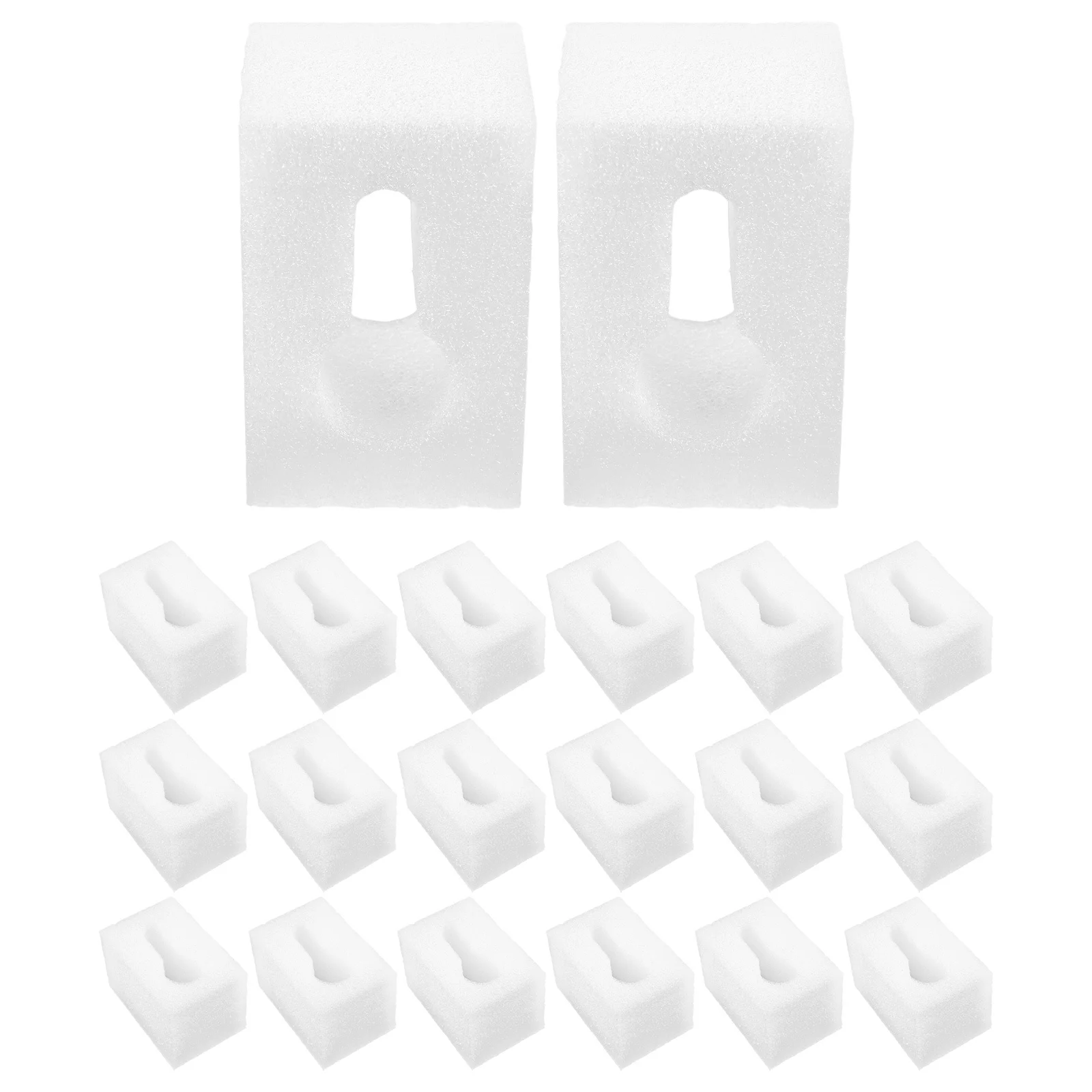 

20pcs Pearl Cotton Corner Protection Pads Soft Foam Bottle Pump Covers For Shipping Packaging Lightweight Reusable Transport