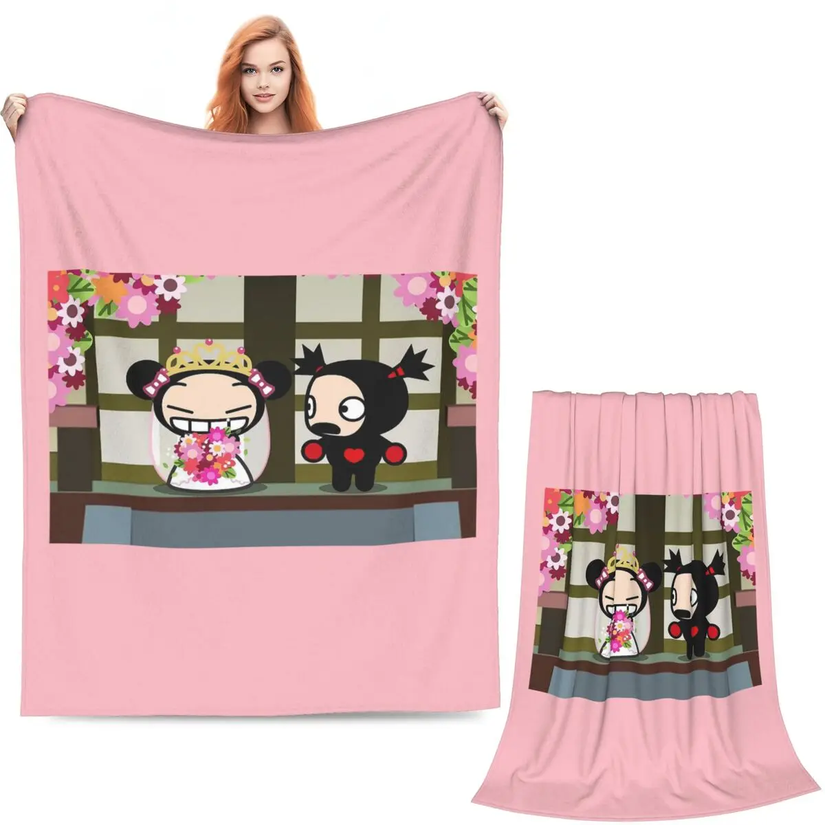 cobertor-de-flanela-macio-e-quente-com-estampa-de-desenho-animado-garu-pucca-5-para-cama-sala-de-estar-piquenique-viagem-casa-sofa