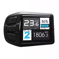 LCD TFT UKC3 Display Speed Battery Time Indicator for Electric Bicycle 24V 36V 48V Motor Conversion Kit, Waterproof
