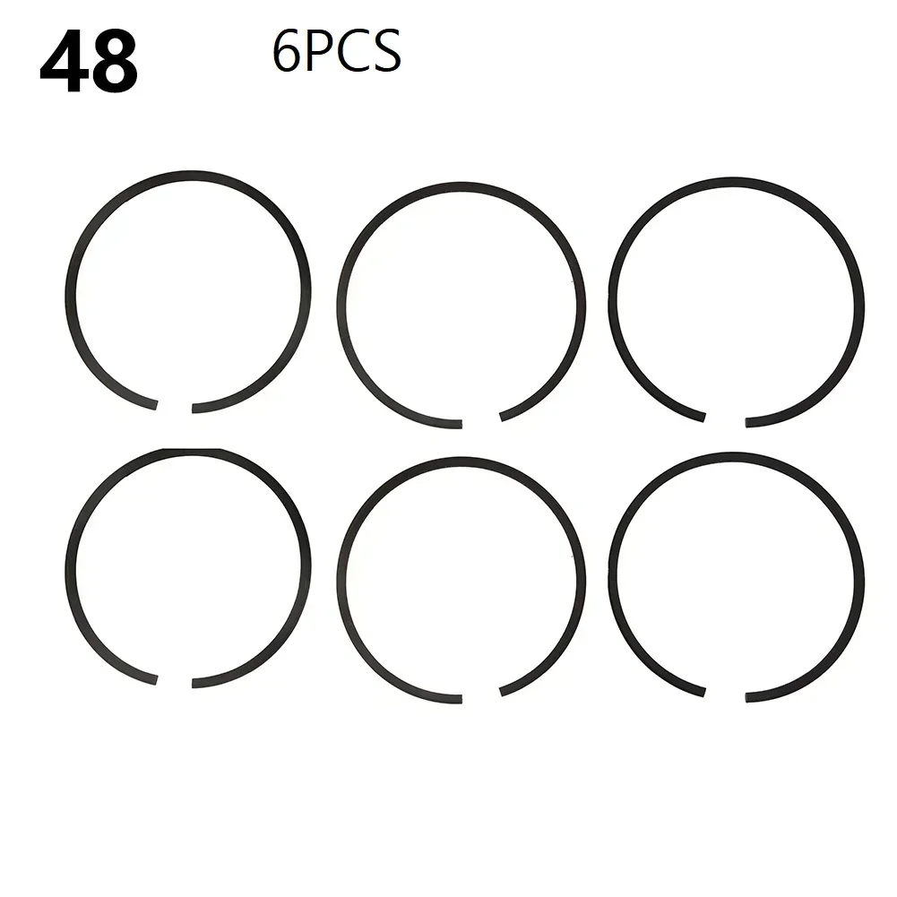 Imagem -02 - Kit de Anel de Pistão para Compressor de ar Anel de Óleo Bomba de ar Acionamento Pneumático Acessórios Hermãos Peças de Cilindro 50 mm 49 mm 51 mm